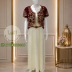 روبة ساتان مع فيستة كراكو تلبس L.XL.XXL سيري 6 سعر 360 الف الحبة